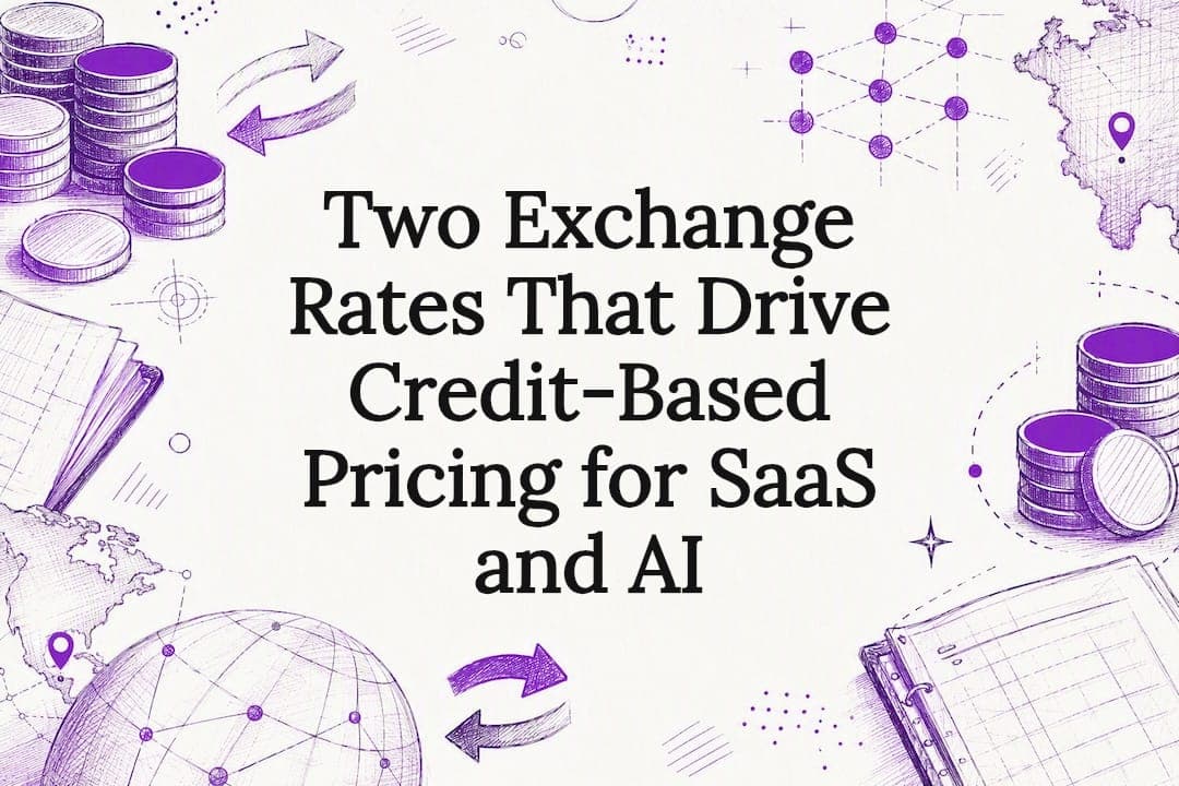 Two Exchange Rates That Drive Credit-Based Pricing for SaaS and AI