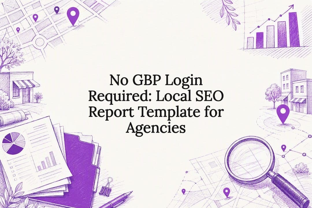 No GBP Login Required: Local SEO Report Template for Agencies