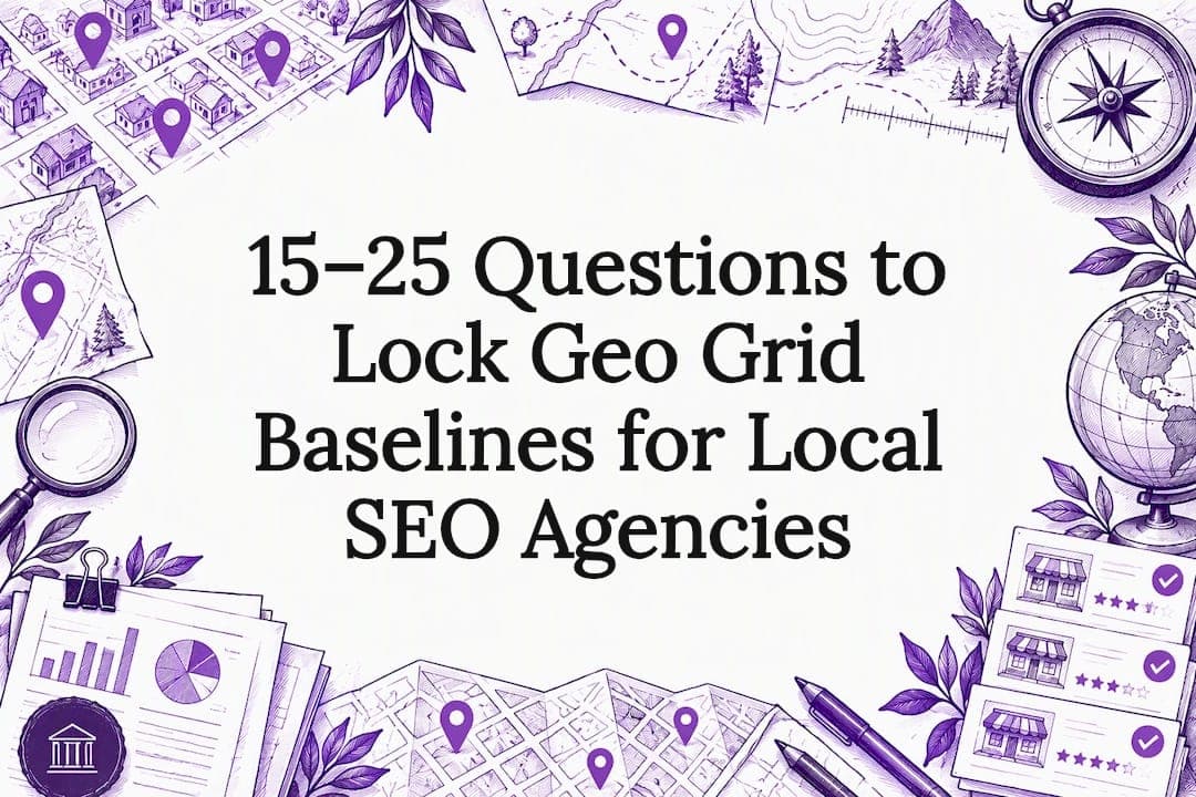 15–25 Questions to Lock Geo Grid Baselines for Local SEO Agencies